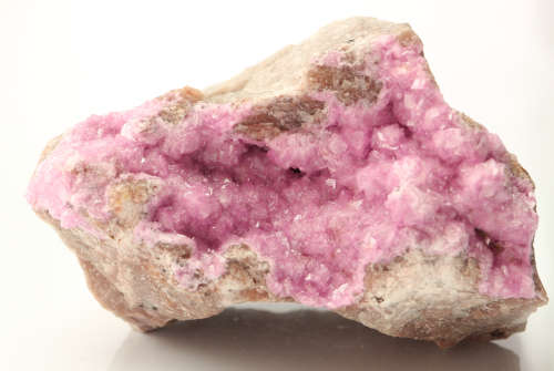 Cobaltoan Calcite on Matrix, Mashamba West Mine, DRC