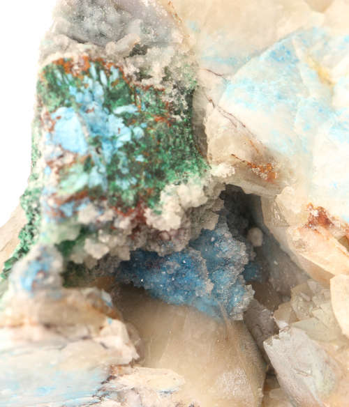Shattuckite Incl Quartz, Kaokoveld Region, Namibia