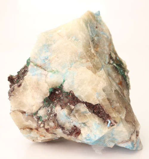Shattuckite Incl Quartz, Kaokoveld Region, Namibia