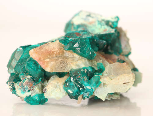 Dioptase on Matrix, Kaokoveld Region, Namibia