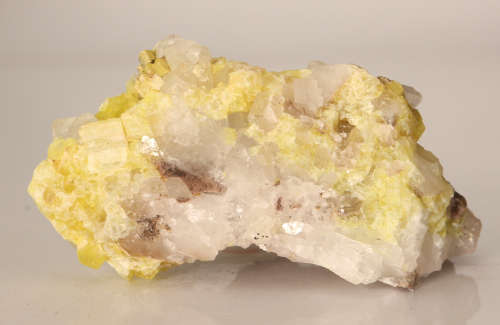 Ettringite and Calcite on Matrix, Wessels Mine, Northern Cape, South Africa