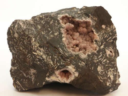 Rhodochrosite vug on Matrix, N`Chwaning II, Northern Cape, South Africa