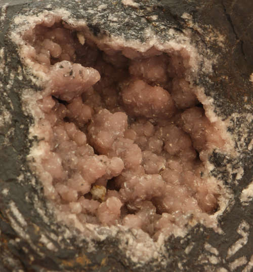 Rhodochrosite vug on Matrix, N`Chwaning II, Northern Cape, South Africa