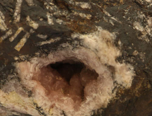 Rhodochrosite vug on Matrix, N`Chwaning II, Northern Cape, South Africa