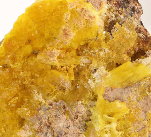 Ettringite on Matrix, N`Chwaning II, Northern Cape, South Africa
