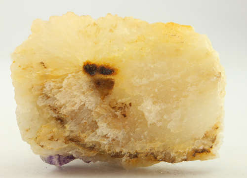 Fluorite on Quartz, Orange River Area, Northern Cape, South Africa