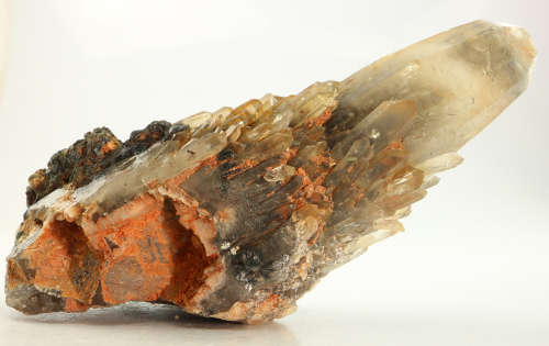Tourmaline Incl Quartz Cluster, Orange River Area, Northern Cape, South Africa