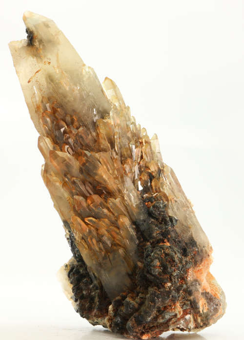 Tourmaline Incl Quartz Cluster, Orange River Area, Northern Cape, South Africa
