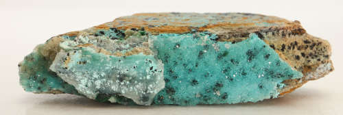 Malachite, Quartz on Chrysocolla, Tenke Fungurume, DR Congo