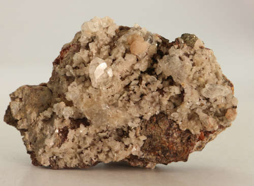 Calcite and Pyrite on Matrix, N`Chwaning II, Northern Cape, South Africa
