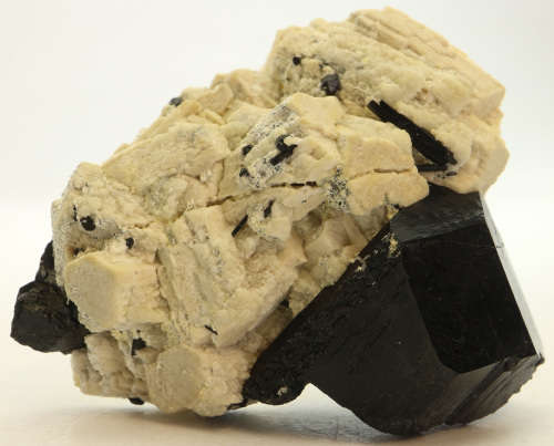 Schorl and Feldspar Cluster, Erongo Mnt Region, Namibia