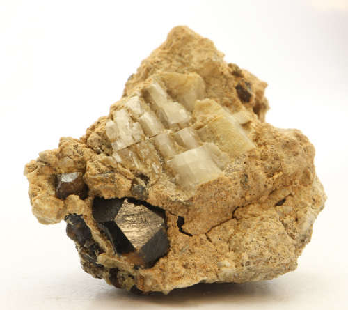 Garnet on Matrix, Erongo Mnt Region, Namibia