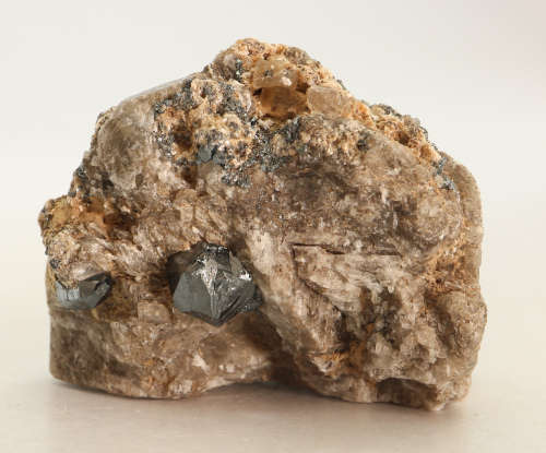 Hematite on Calcite, N`Chwaning II, Northern Cape, South Africa