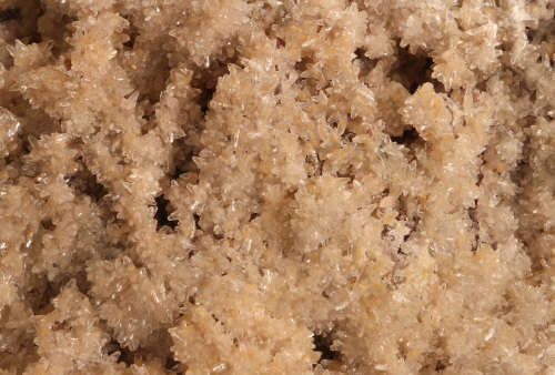 Calcite on Quartz Cluster, N`Chwaning II, Northern Cape, South Africa