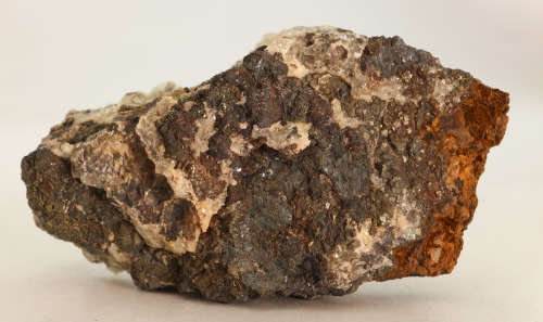 Calcite, Pyrite on Matrix, N`Chwaning II, Northern Cape, South Africa