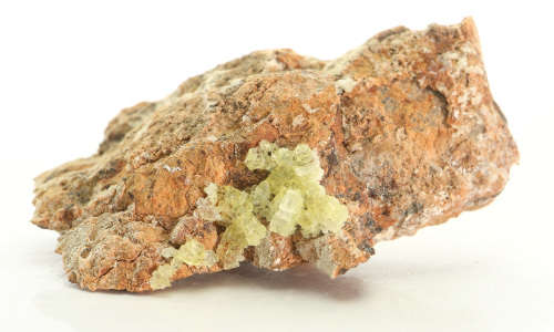 Ettringite on Matrix, Wessels Mine, Northern Cape, South Africa