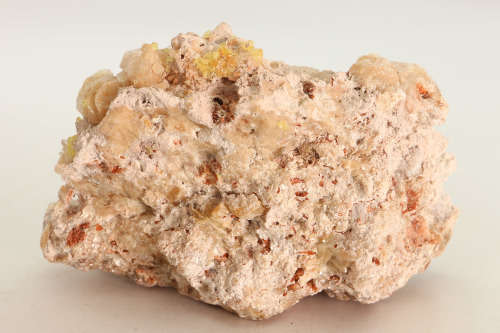 Ettringite on Calcite on Brucite, N`Chwaning II, Northern Cape, South Africa