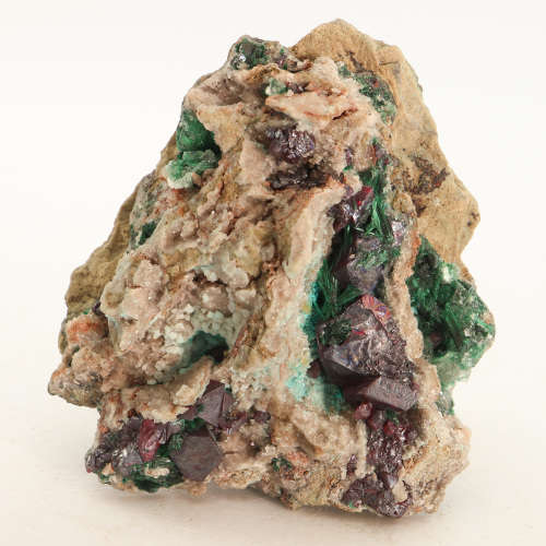 Cuprite and Malachite on Matrix, Mashamba West Mine, DRC