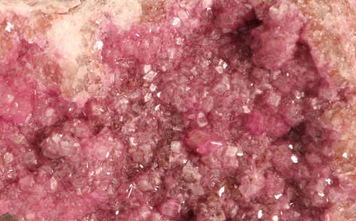 Cobaltoan Calcite on matrix, Mashamba West Mine, DRC