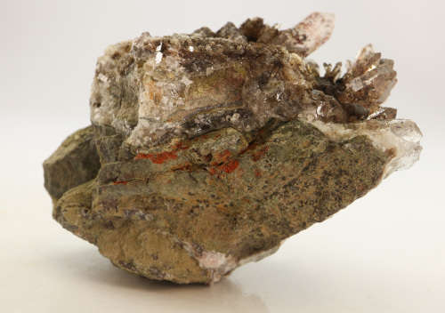 Hematite incl Quartz on Matrix, Gobobosebberge Mnt, Namibia