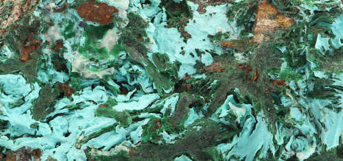 Malachite & Chrysocolla psm Azurite, Tenke Fungurume, DR Congo