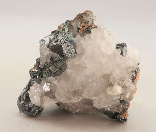Hematite and Calcite Cluster, N`Chwaning II, Northern Cape, South Africa