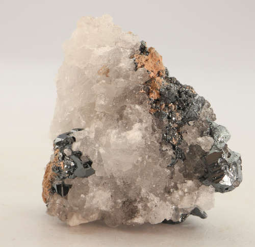 Hematite and Calcite Cluster, N`Chwaning II, Northern Cape, South Africa