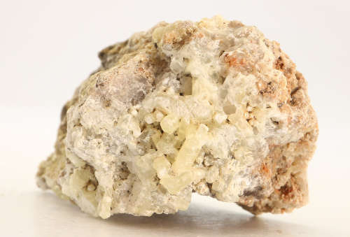Ettringite on Calcite, N`Chwaning II, Northern Cape, South Africa