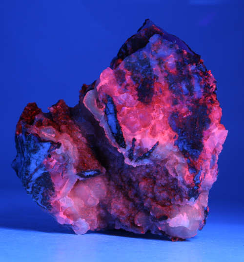 Limonite incl Calcite on Matrix, Tenke Fungurume, DR Congo