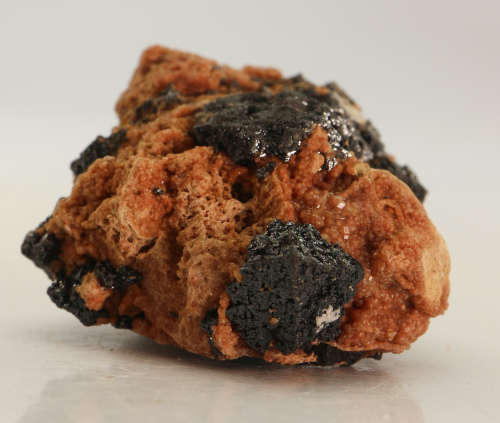 Andradite on Hausmannite XLS, N`Chwaning II, Northern Cape, South Africa