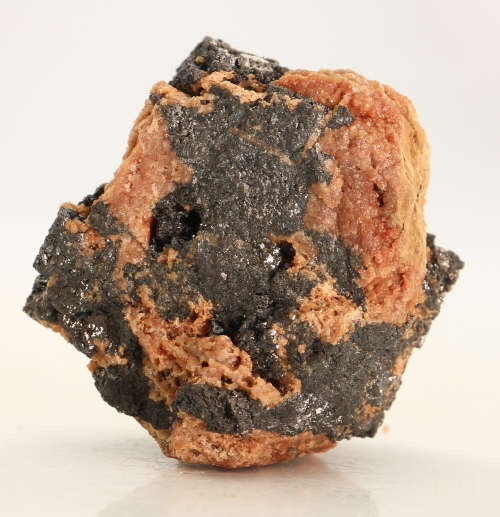 Andradite on Hausmannite XLS, N`Chwaning II, Northern Cape, South Africa
