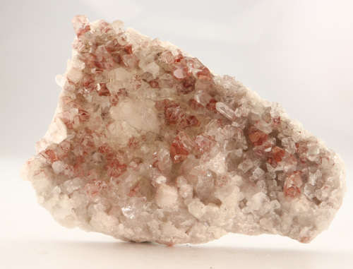 Red Hematite in Quartz Cluster, Orange River Area, Northern Cape, South Africa