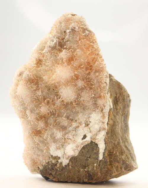 Inesite, Calcite on Matrix, N`Chwaning II, Northern Cape, South Africa