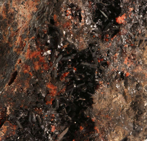 Gaudefroyite on Matrix, N`Chwaning II, Northern Cape, South Africa