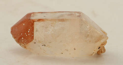Red Hematite in Quartz, Orange River Area, Northern Cape, South Africa