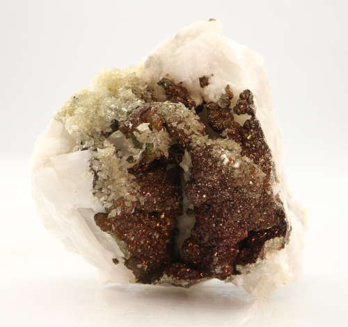 Pyrite on Calcite Matrix, N`Chwaning II, Northern Cape, South Africa