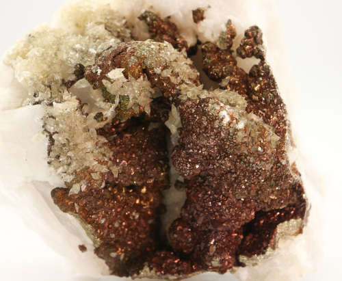 Pyrite on Calcite Matrix, N`Chwaning II, Northern Cape, South Africa