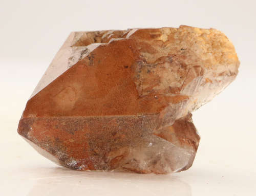 Red Hematite in Quartz, Orange River Area, Northern Cape, South Africa