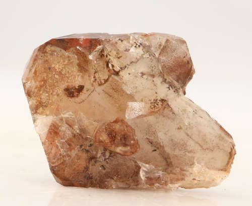 Red Hematite in Quartz, Orange River Area, Northern Cape, South Africa