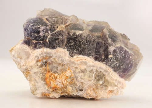 Fluorite on Matrix, Orange River Area, Karas Region, Namibia