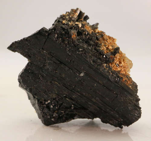 Goshenite on Schorl, Erongo Mnt Region, Namibia