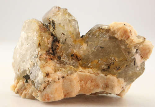 Smoky Quartz and feldspar Cluster, Zomba Mnt, Malawi
