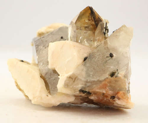 Smoky Quartz and feldspar Cluster, Zomba Mnt, Malawi