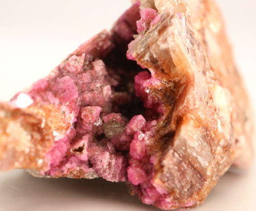 Cobaltoan Calcite on Matrix, Mashamba West Mine, DRC