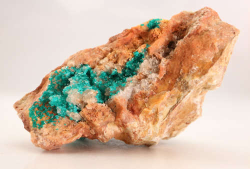 Dioptase on Matrix, Kaokoveld Region, Namibia