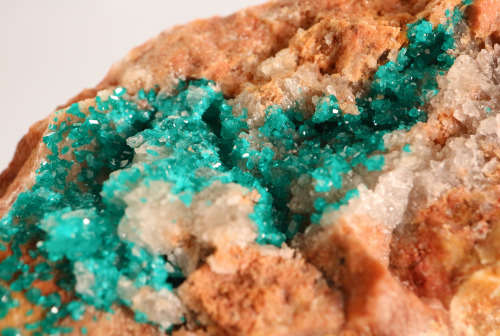Dioptase on Matrix, Kaokoveld Region, Namibia