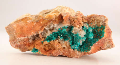 Dioptase on Matrix, Kaokoveld Region, Namibia