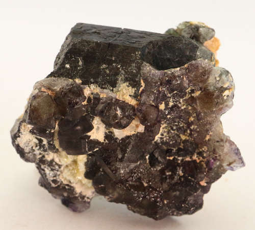 Fluorite & Schorl Cluster, Erongo Mnt Region, Namibia