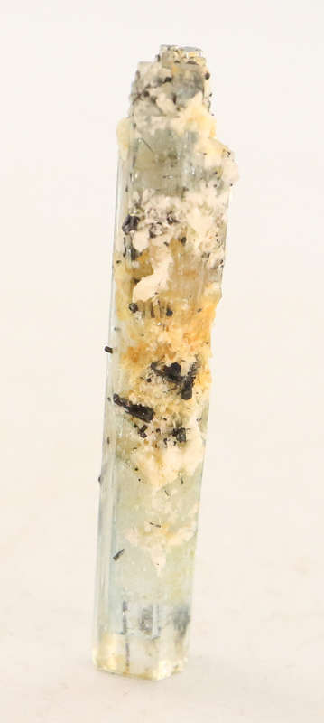 Tourmaline on Aquamarine, Erongo Mnt Region, Namibia