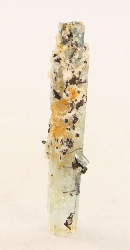 Tourmaline on Aquamarine, Erongo Mnt Region, Namibia